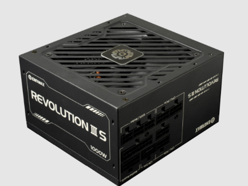Enermax Revolution III S 1000W: powerful new generation ATX 3.1 power supply